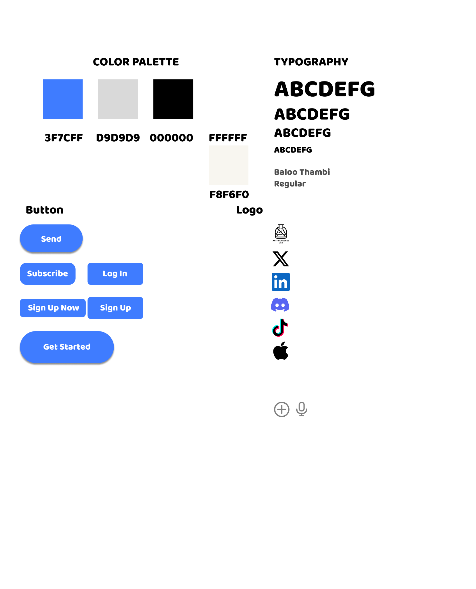 Anti Nonsense Lab visual design system